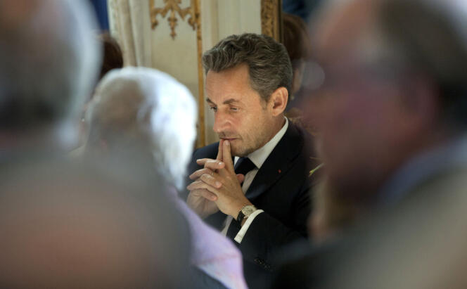 Nicolas Sarkozy en 2013 à Bruxelles.
