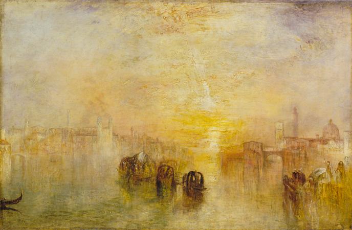 William Turner Ou La Mer Allee Avec Le Soleil