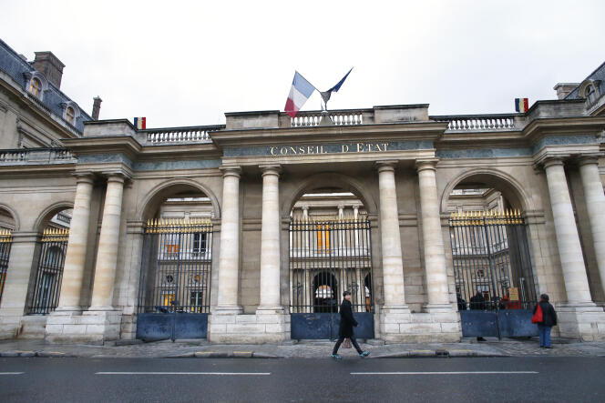 Le Conseil d’Etat à Paris, en janvier 2014.