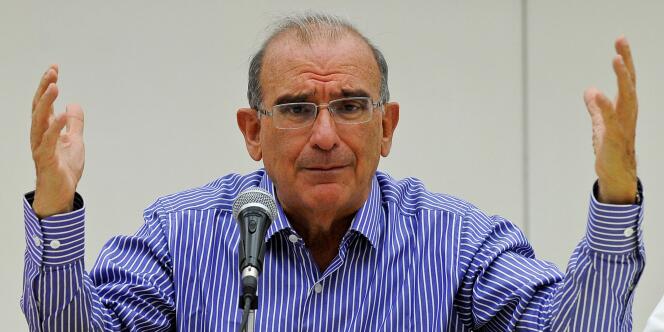 Humberto de la Calle, responsable des négociations de paix pour le gouvernement colombien.