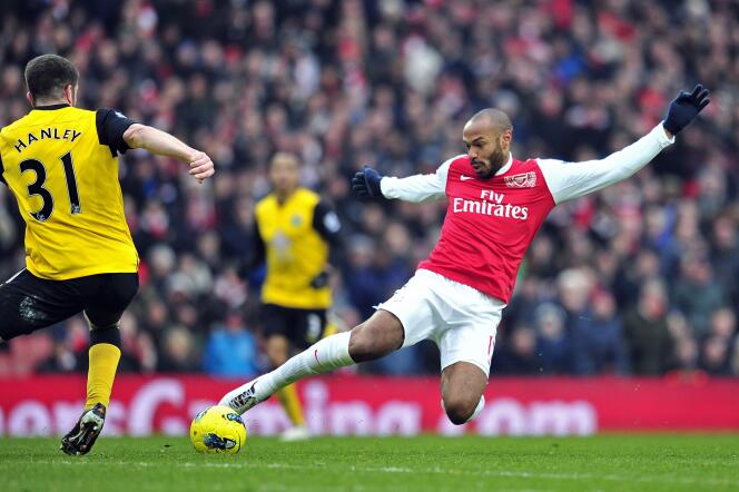 Thierry Henry, en 2012, avec Arsenal.