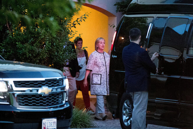 Hillary Clinton, à Southampton (Etat de New York), le 28 août.