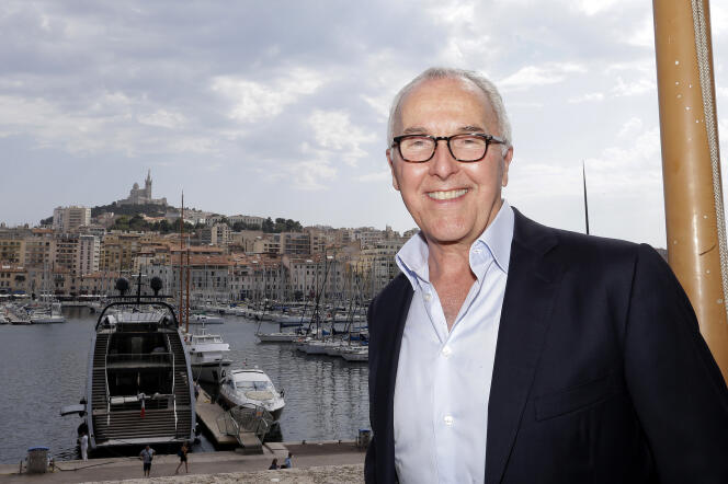 L’Américain Frank McCourt, futur propriétaire de l’OM, à Marseille, le 29 août.