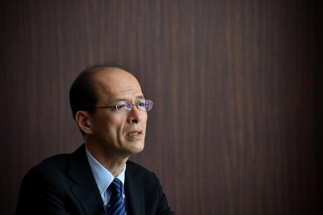 Norihiro Takahashi, le président du fonds public japonais de gestion des retraites, le 27 juillet 2016.