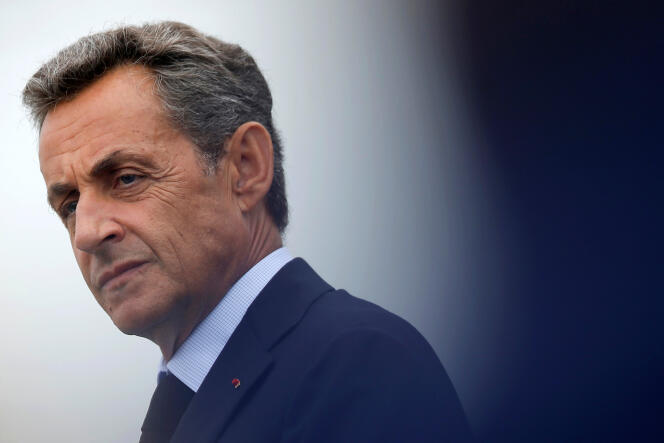 Nicolas Sarkozy à l’université d’été du parti Les Républicains, le 4 septembre.