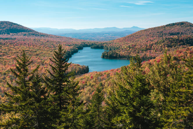 La Groton State Forest, dans le Vermont, en octobre 2014.