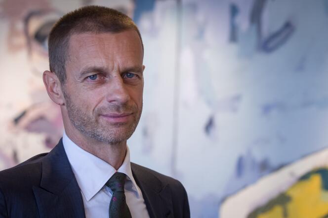 Aleksander Ceferin, candidat à la présidence de l’UEFA, le 1er septembre.