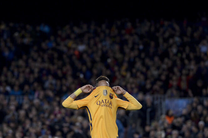 Neymar, en avril.