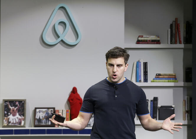 Le cofondateur d’Airbnb Brian Chesky, le 19 avril.