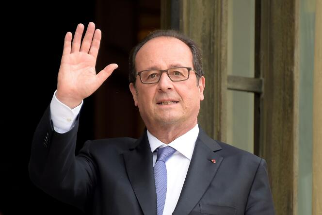 Le président de la République, Francois Hollande, le 8 septembre 2016, au palais de l’Elysée.
