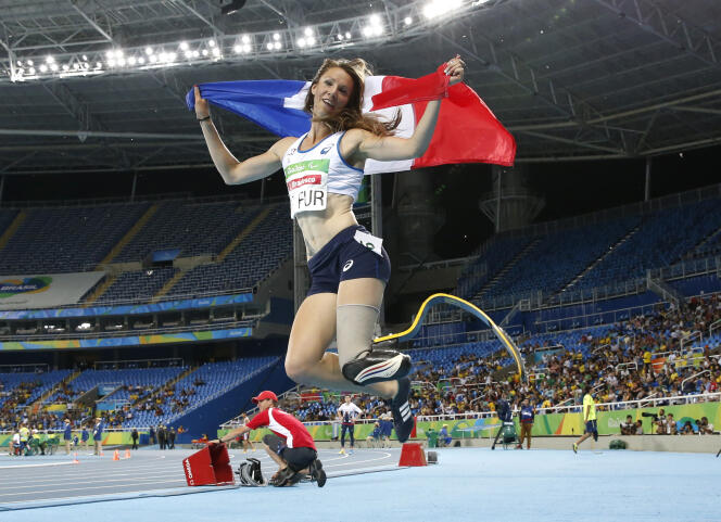 Rayonnante, après sa victoire sur 400 mètres le 12 septembre à Rio.