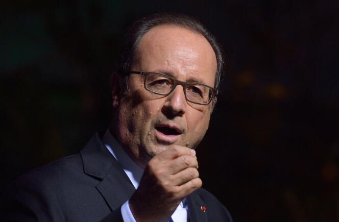 Le président de la République François Hollande, le 13 septembre en Roumanie.