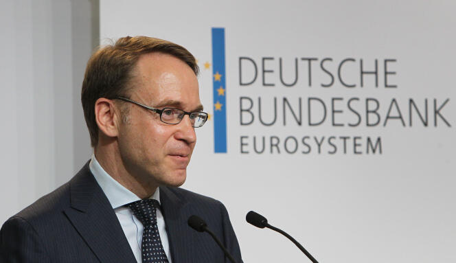 Jens Weidmann, le président de la Bundesbank, la banque centrale allemande, à Francfort, en avril.