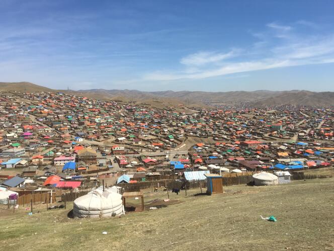 Le quartier de Khailaast, dans la capitale mongole, Oulan-Bator, 16 mai.
