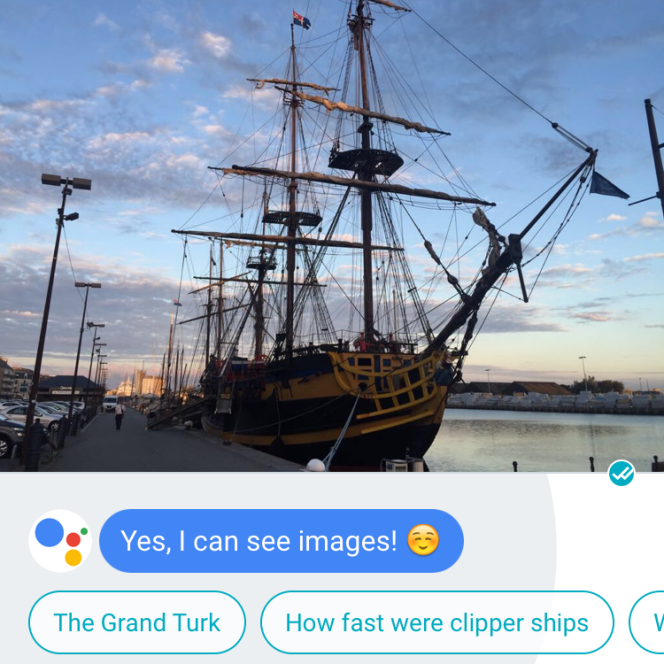 Google Allo est capable d’identifier ce navire.