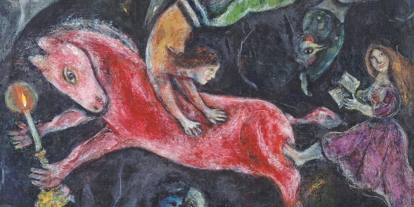 Marc Chagall、Les Paysans Russes Kunsthaus Zürich || Floorplan