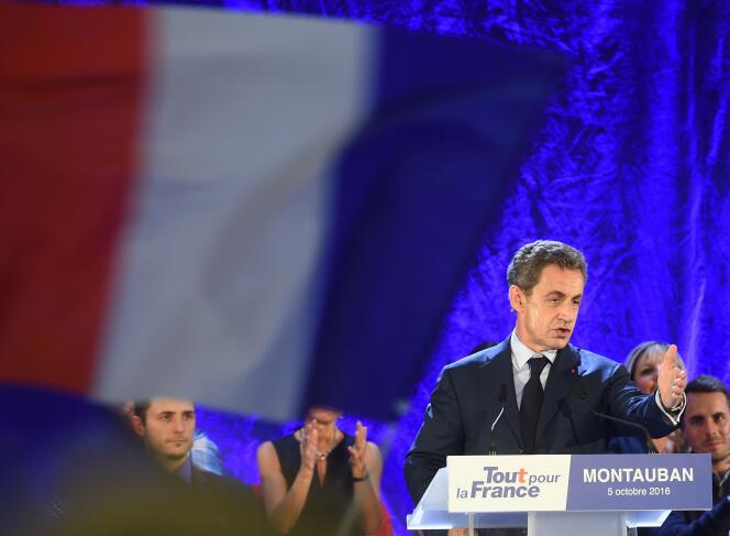 Nicolas Sarkozy, le 5 octobre à Montauban.