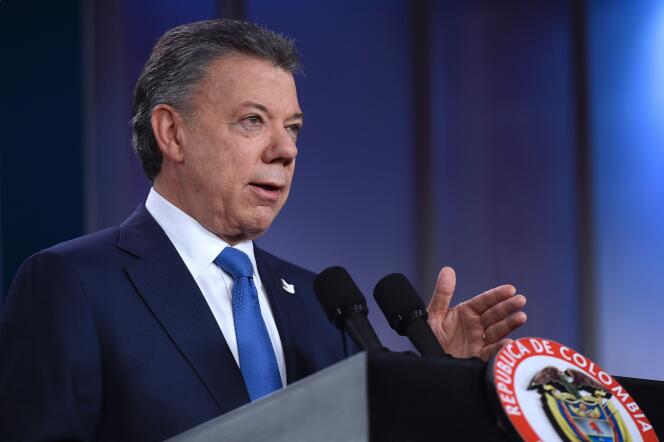 Juan Manuel Santos le 5 octobre.