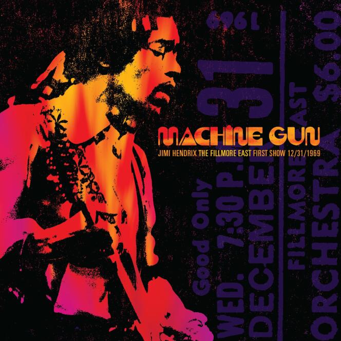 Pochette de l’album « Machine Gun », de Jimi Hendrix.