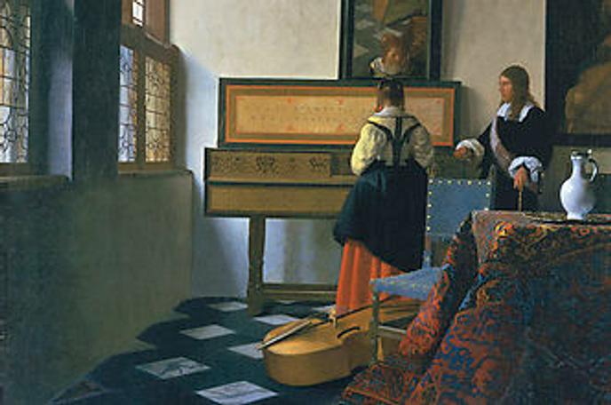 « La leçon de musique », de Vermeer.