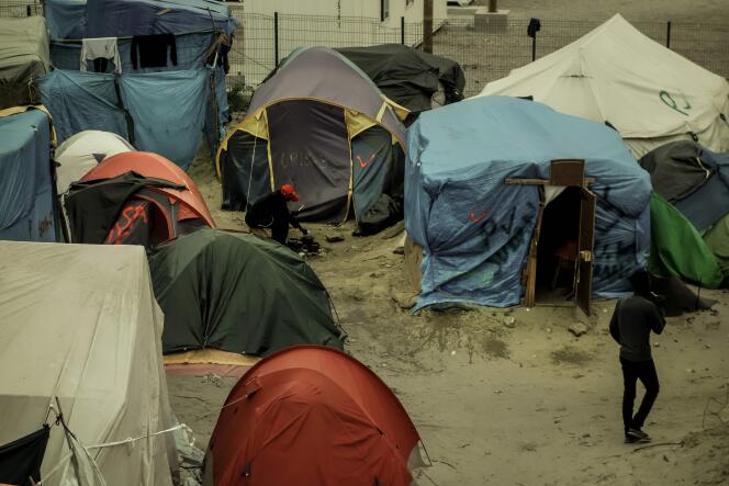 Des tentes dans la « jungle » de Calais, le 7 octobre.