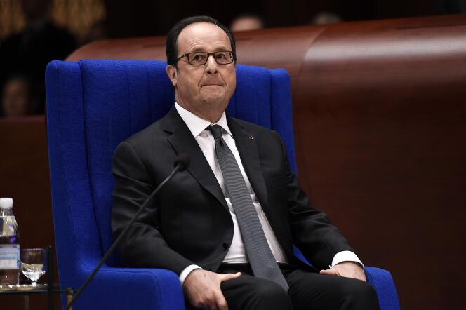 Francois Hollande, le 11 octobre à Strasbourg.