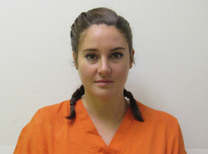 Shailene Woodley après son arrestation.