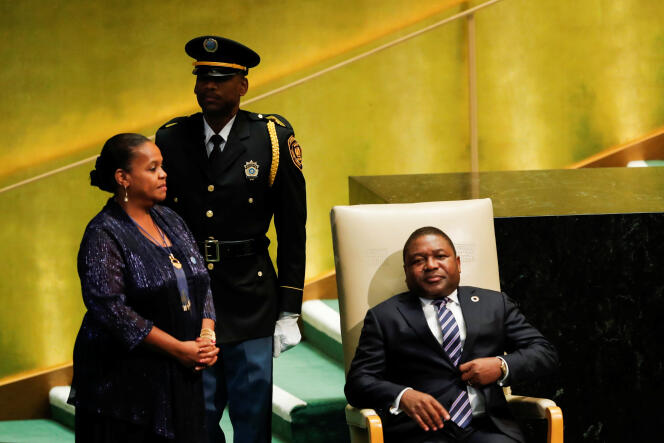 Le président du Mozambique, Filipe Jacinto Nyusi aux Nations unies, à New York, le 21 septembre 2016.