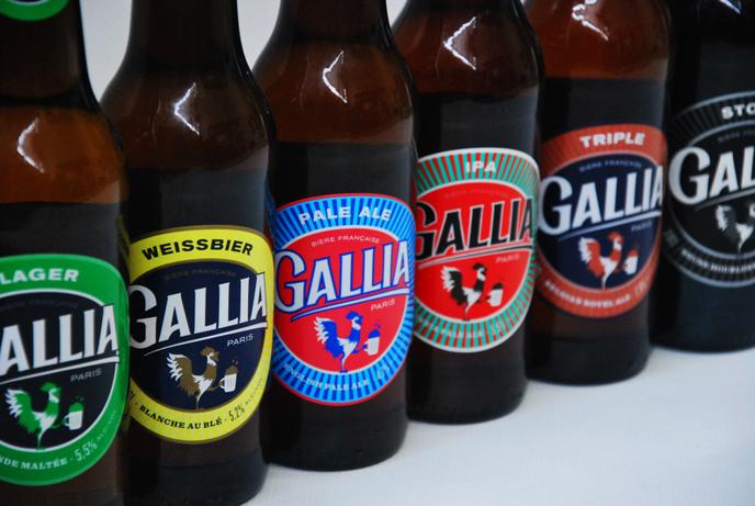 La fabrication de la bière Gallia a été relancée par deux trentenaires en 2009.