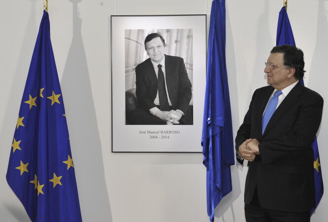 José Manuel Barroso, au siège de la Commission européenne, à Bruxelles, le 30 octobre 2014.