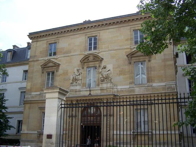 Entrée de l’Ecole normale supérieure, au numéro 45 de la rue d’Ulm, à Paris.