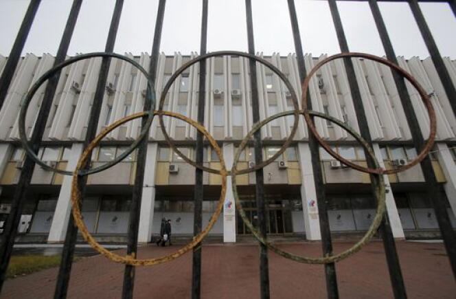 Le siège du Comité olympique russe à Moscou, le 10 novembre 2015.