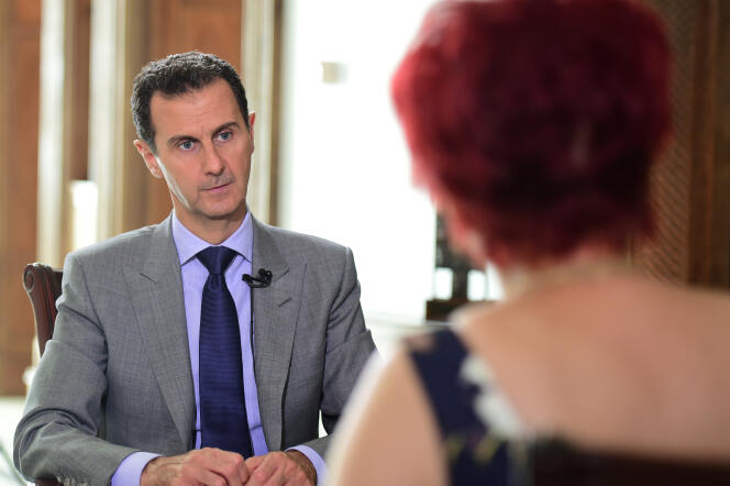 Bachar Al-Assad, le 14 octobre.