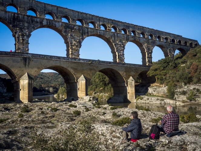 Le pont du Gard est inscrit au Patrimoine mondial de l’Unesco.
