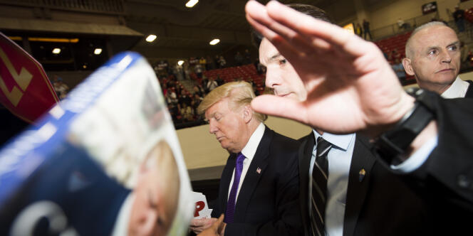 Donald Trump, le 23 février 2016, lors d’un meeting au South Point Arena, à Las Vegas.