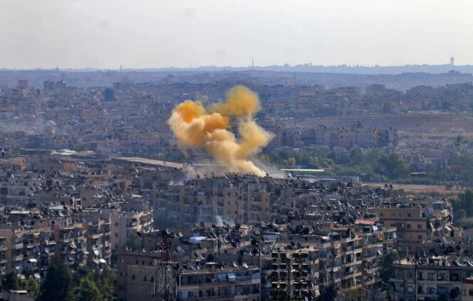 Pendant la trêve, le 20 octobre, des échanges de tirs ont lieu à Alep.