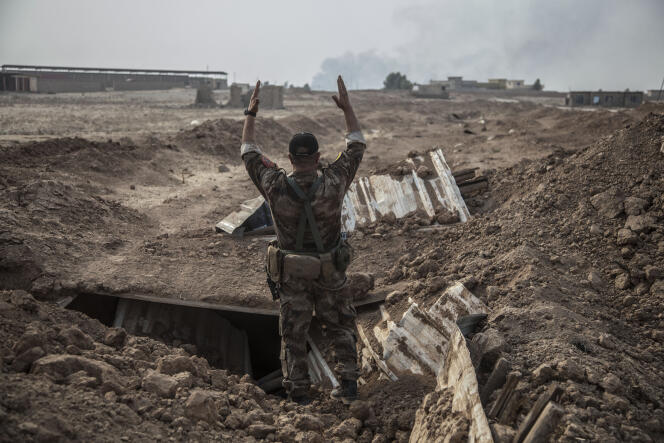 Dans les faubourgs de Bazwaya, le major Salam Jassim Hussein commande la « Division d’or » – les forces antiterroristes irakiennes.