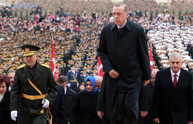 Recep Tayyip Erdogan, à Ankara , le 29 octobre