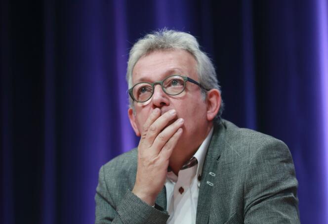 Pierre Laurent lors de la conférence nationale du PCF à Paris, le 5 novembre 2016.