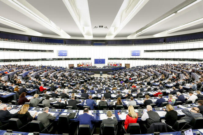 Plenary session of the European parliament, on October 26th.
