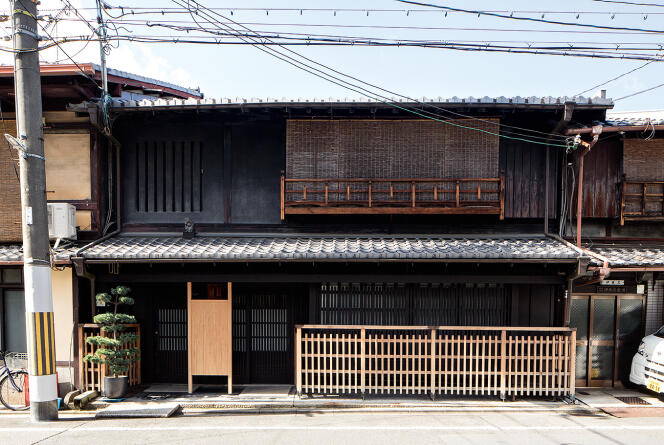 La « machiya », maison-atelier en bois typique de Kyoto, de Kunihiko Moriguchi.