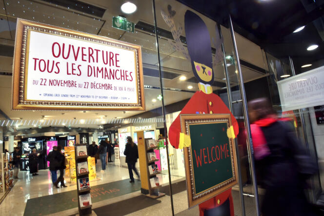 Le BHV Marais est le premier grand magasin parisien à avoir signé un accord avec les syndicats sur l’ouverture du dimanche.