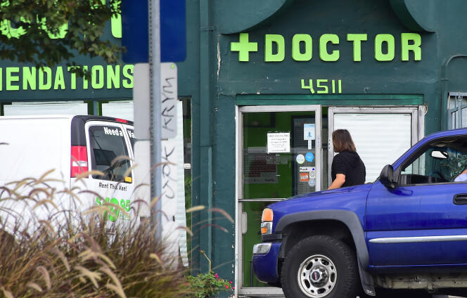 Un dispensaire de marijuana médicale, le 1er novembre 2016 à Hollywood, en Californie.