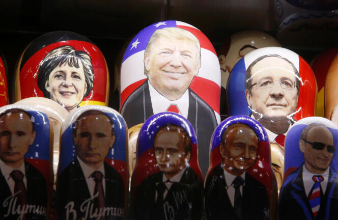 Dans une boutique de souvenirs à Moscou, le 7 novembre.