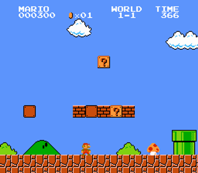 « Super Mario Bros. » (1985, Nintendo).