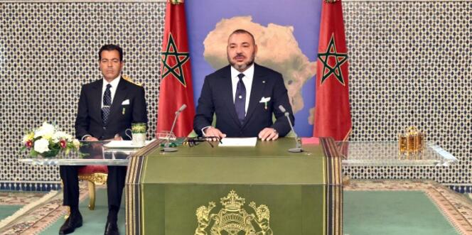Mohammed VI a prononcé son traditionnel discours du trône à Dakar, le 6 novembre 2016.