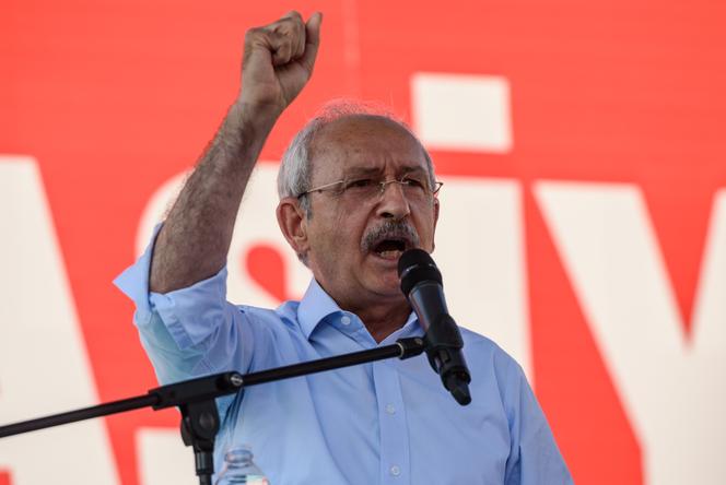 Kemal Kilicdaroglu, le leader du Parti républicain du peuple, le 24 juillet à Istanbul en Turquie.