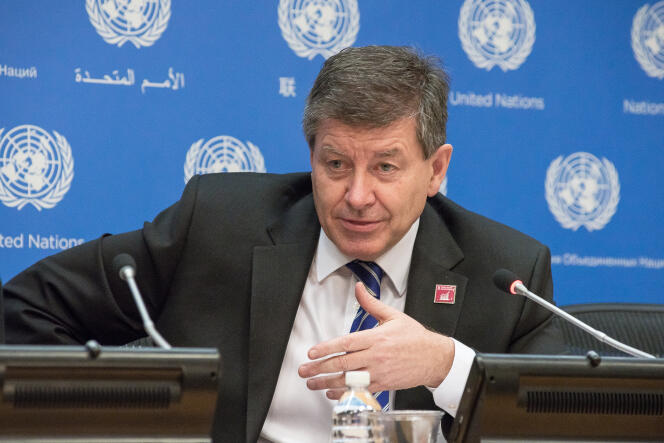 Guy Ryder, à l’ONU, en février.