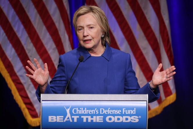 Hillary Clinton, le 16 novembre, à Washington.