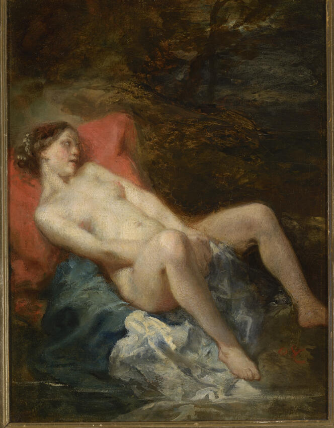 Octave Tasseart (1807-1874), « Nymphe couchée », Musée des Beaux-Arts de Lyon.